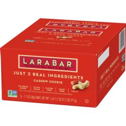Larabar Gluten-Free Vegan Cashew Cookie Snack Bar, 27.2 Ounces, 4 Per Case