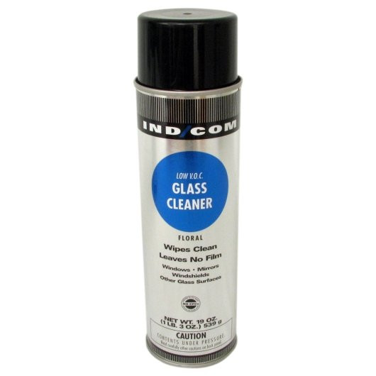 Ind Com Floral Scent Glass Cleaner Aerosol, 19 Fluid Ounce, 6 Per Case